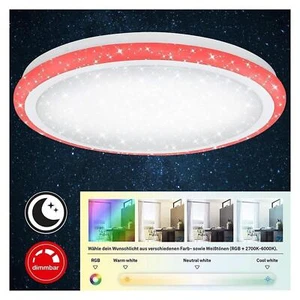 BRILONER LED Sternenhimmel Farbwechsler Fernbedienung 41 cm - Bild 1 von 2
