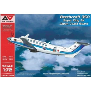 Kit de modelos de aviones Beechcraft 350 Super King Air Japan Coast Guard 1:72 AA7243 - Imagen 1 de 10