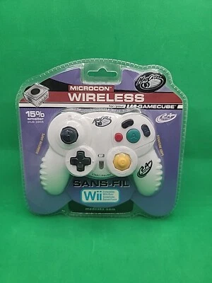 Nintendo GameCube Mad Catz MicroCON Gamepad WII Compatible 2007 WIRELESS 2.4 - Image 1 of 2