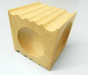 Bloque de formación de madera canales ranurados 4 esferas de descarga herramienta de formación de cubos de madera - Imagen 1 de 7
