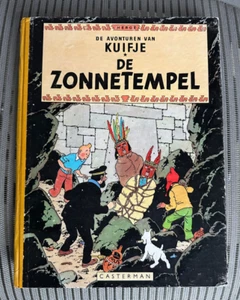 TINTIN Hergé Kuifje De Zonnetempel 1st Dutch 1949 Casterman - Picture 1 of 17