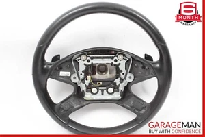 10-13 Mercedes W212 E350 E500 Fahrer Lenkung Rad W / Leder Rand Schwarz OEM - Bild 1 von 12