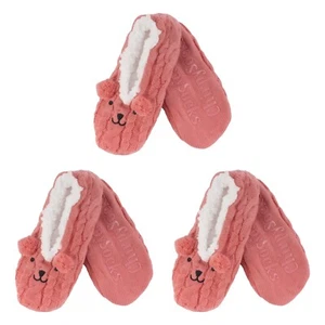 Pantuflas súper suaves cálidas acogedoras para animales adultos, 3 pares - Imagen 1 de 52