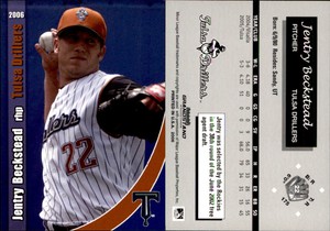 Jentry Beckstead 2006 Grandstand Tulsa Drillers #13 Card *AutographDen*