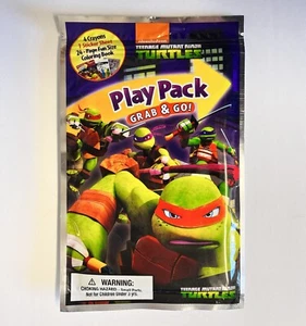 Teenage Mutant Ninja Turtles Play Pack Grab & Go! Nickelodeon Coloring Book - Picture 1 of 2