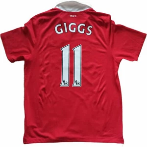 maglia manchester united Giggs #11 2011 2012 AON XL CR7 jersey premier - Foto 1 di 10