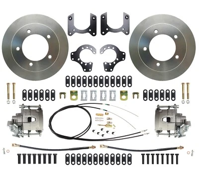 1980-1996 Ford Bronco F-150 8.8 Rear Disc Brake Kit w/ Emergency Brake & Cables - Image 1 of 4