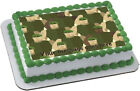 Armia, Royal Marines, wojskowy prostokątny jadalny topper na ciasto z lodem