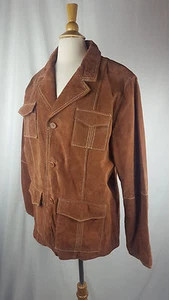 WILSON'S Women's Brown Leather lined Jacket Coat Size XL - Picture 1 of 4