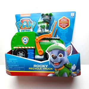 NICKELODEON PAW PATROL Rocky's Recycle Truck "NEW" 3 years & up & Action Figure - Picture 1 of 7