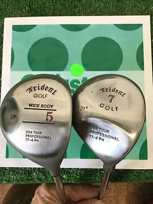 Trident Golf Wide Body 5-7 Woods Set Regular Steel Shafts - Image 1 of 4