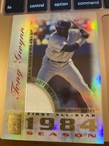  2003 Topps Tribute Perennial All-Star Relics #TG Tony Gwynn jersey 