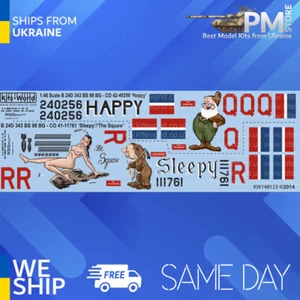 Kits World KW148123 1/48 Aufkleber für B-24D Liberator Zubehör Kit - Bild 1 von 3