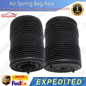 2x For Mercedes V-Class Vito W447/W448 Rear L&R Air Suspension Spring Bags 14-21 - Picture 1 of 10