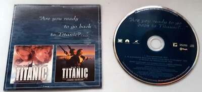 TITANIC Soundtrack / Back To Titanic (CD single in Card Sleeve, 1997) 3 Tracks - Image 1 of 3