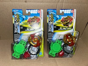 2x BEYBLADE Burst Turbo SLING SHOCK TURBO SPRYZEN S4 Avviamento - Foto 1 di 3