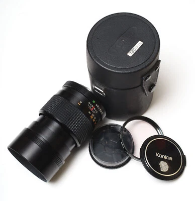 Teleobjetivo Konica Hexanon AR 135 mm f/3,5 sin espejo A7 m4/3 Fuji Adaptab Foto 1 de 4