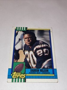 1990 Topps Football Darrin Nelson #385 San Diego Chargers