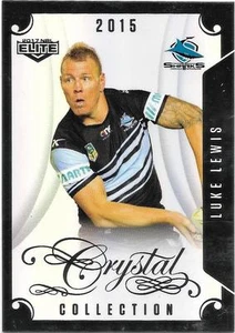 2017 NRL Elite Crystal Collection (CC 14) Luke LEWIS Sharks 2015 - Picture 1 of 1