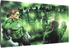 Green Lantern crew  canvas wall art Wood Framed Ready to Hang XXL
