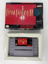 Final Fantasy II 2 (Super Nintendo, SNES) with Box Insert And Cartridge Tested