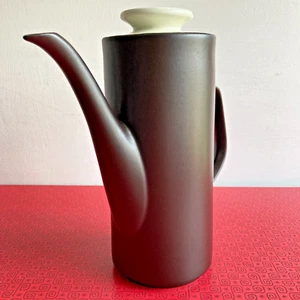 J&G Meakin Coffee Pot Bianca Pattern C. 1971 Vintage Mid-Century Modern Retro - Picture 1 of 6