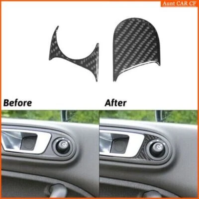 Cubierta de tracción interior de fibra de carbono para Ford Fiesta 2011-2019 2 piezas Foto 1 de 4