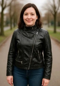 Collection B Desiger Gr. Small Kunstleder Biker Damen Jacke Small - Bild 1 von 8