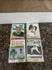 1979 TOPPS BASEBALL COMPLETE SET OF 726 CARDS W/OZZIE SMITH ROOKIE, NOLAN RYAN - Picture 1 of 6
