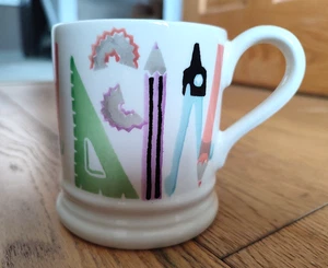 NEW Emma Bridgewater 0.5 1/2 pint mug STATIONERY office teacher school gift - Picture 1 of 1