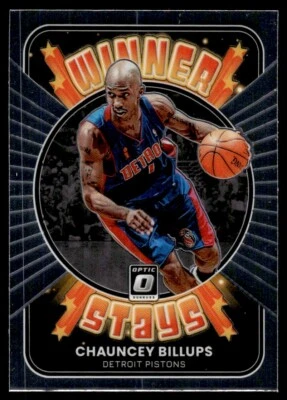 Chauncey Billups 2021-22 Donruss Optic Winner Stays #8 Detroit Pistons - Image 1 of 2