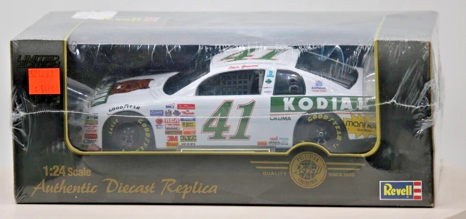 1997 REVELL COLLECTION 1:24 SCALE NASCAR STEVE GRISSOM #41 KODIAK DIECAST - Image 1 of 4