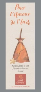 Carte publicitaire - Pour l'Amour de l'Inde Isabel Derroisne N°1 recto verso - Imagen 1 de 2