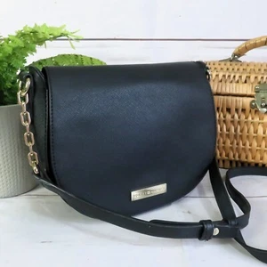 Borsa a tracolla Tommy Hilfiger tracolla piccola tracolla nera ecopelle saffiano - Foto 1 di 14