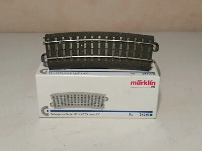 Märklin HO - 24215 - Binario C curvo R2/15° nuovo - Immagine 1 di 2