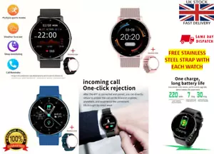 Smart Watch Fitness Tracker Men Women Sport Watches Heart Rate Bluetooth Call UK - Picture 1 of 27