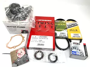 SUZUKI CARRY DD51T F6A(NA) Timing Belt 8 Parts Kit Water Pump Gasket Alt Belt - Picture 1 of 10