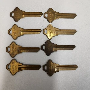 Lot of (8) Curtis Key Blanks SC 9 Schlage LFIC Key - 35-101E - Picture 1 of 2