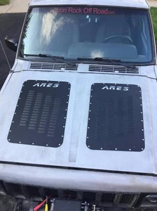Ares Fabrication Jeep XJ MJ Cherokee Comanche Aluminum Hood Louvers - Picture 1 of 10