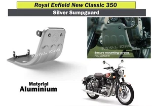 Royal Enfield "Protector de sumidero plateado para nuevo clásico 350 renacido" - Imagen 1 de 9