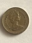 Queen Elizabeth II One Pound coin United Kingdom. 1983