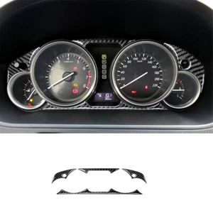 Carbon Fiber Interior Speedometer Panel Cover Trim For Mazda CX-9 2010-2015 - Picture 1 of 12