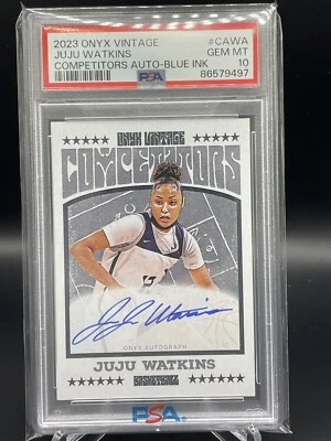 Juju Watkins PSA 10 USC NCAA Women’s Basketball On Card Auto Autograph Signed  - Image 1 of 2