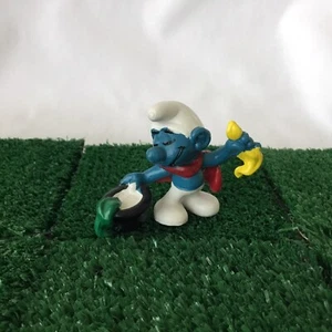Smurfs Magician Smurf 20114 Vintage 1979 Conjuror Figure Schleich Toy - Picture 1 of 6