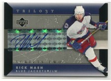 2005-06 Upper Deck Trilogy Scripts RN Rick Nash Auto