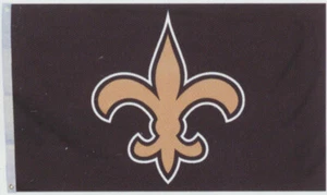 NFL New Orleans Saints Huge 3'x5' Licensed Logo Flag / Banner - Free Shipping - Picture 1 of 2