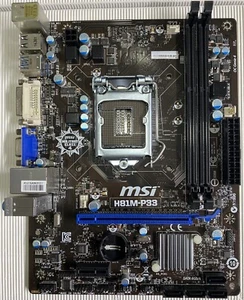 Motherboard MSI H81M-P33 LGA1150 INTEL slot 2xDDR3 per ricambi - Foto 1 di 4