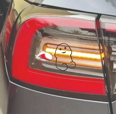 NSFW Discreto Pene Broma Vinilo Calcomanía Adhesiva Coche Camión Barco Laptop Foto 1 de 4