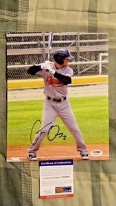 Chris Owings Signed Photo Arizona Diamondbacks PSA/DNA Y26099 Visalia Rawhide - Picture 1 of 4