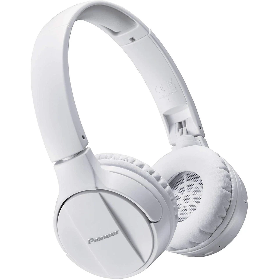 Pioneer On-Ear Auriculares Bluetooth SE-MJ553BT-W Blanco - Imagen 1 de 3